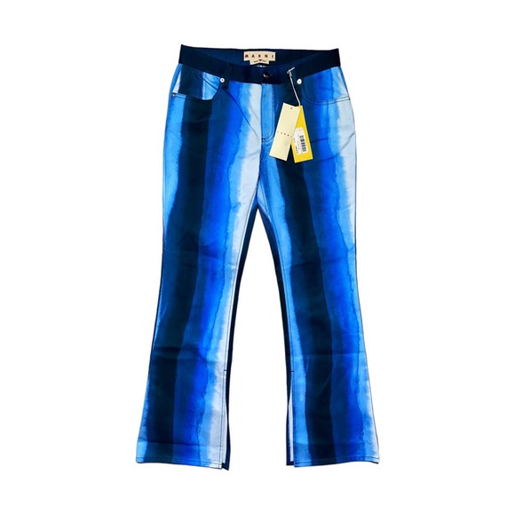 $790 watercolor striped pants SS22